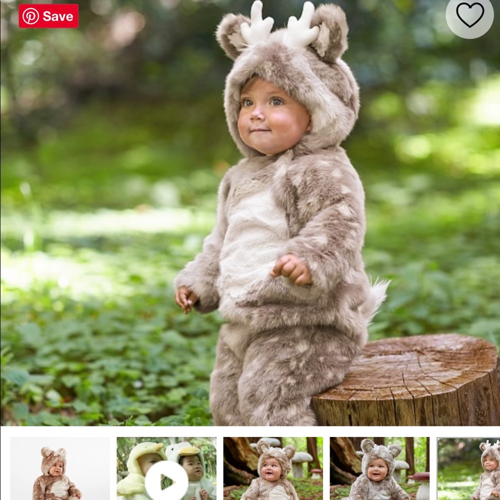 Pottery Barn Kids Baby Deer Costume